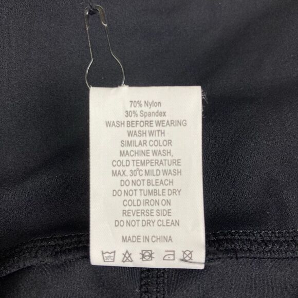 Zyia Active NWT Black Slash Luxe High Rise 7/8 24” Leggings Shredded sz 16-18 - Picture 11 of 11